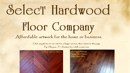 eshop at Select Hardwood Floor's web store for American Made products